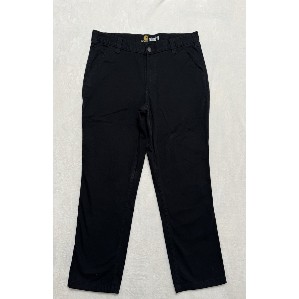 Carhartt Mens Relaxed Fit Black Denim Jeans Size 36